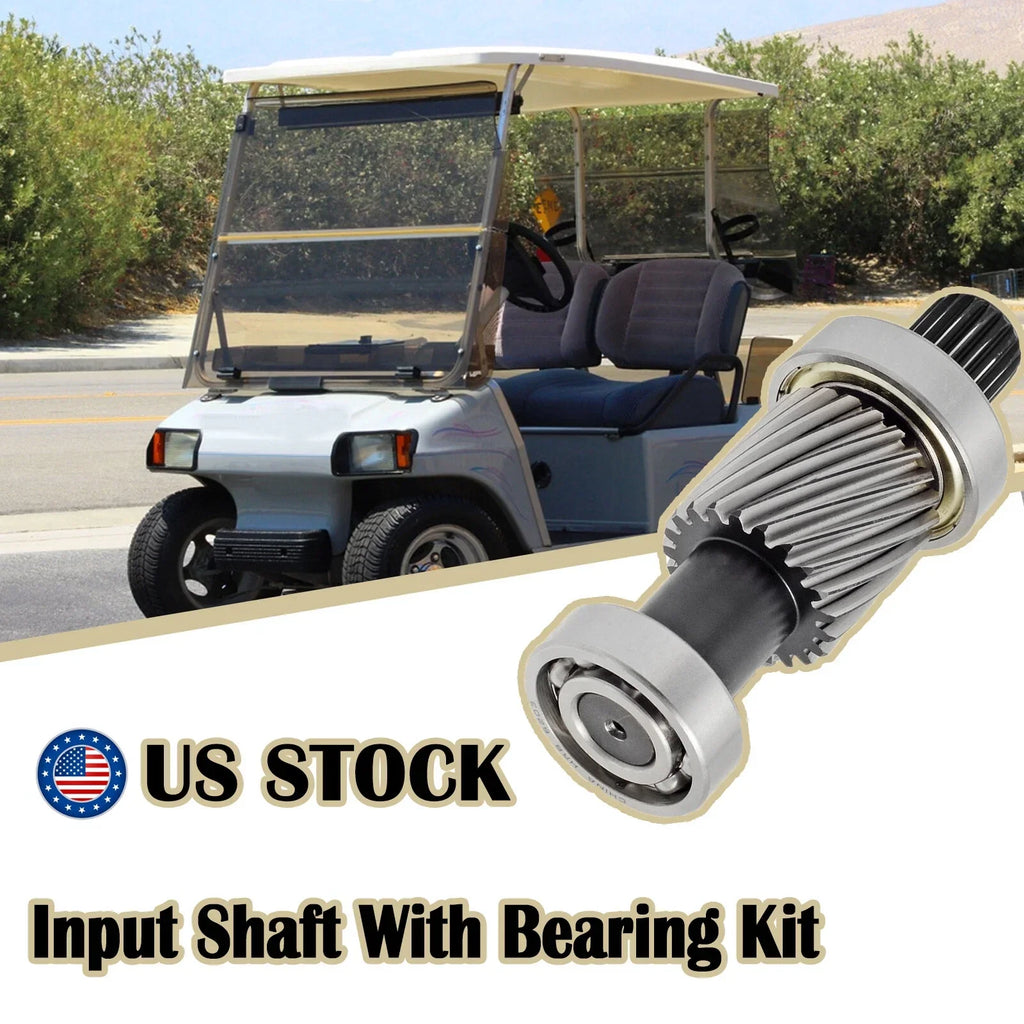 Input Shaft With Bearing Kit 21T/19T for EZGO Electric Golf Cart (1994–2026)