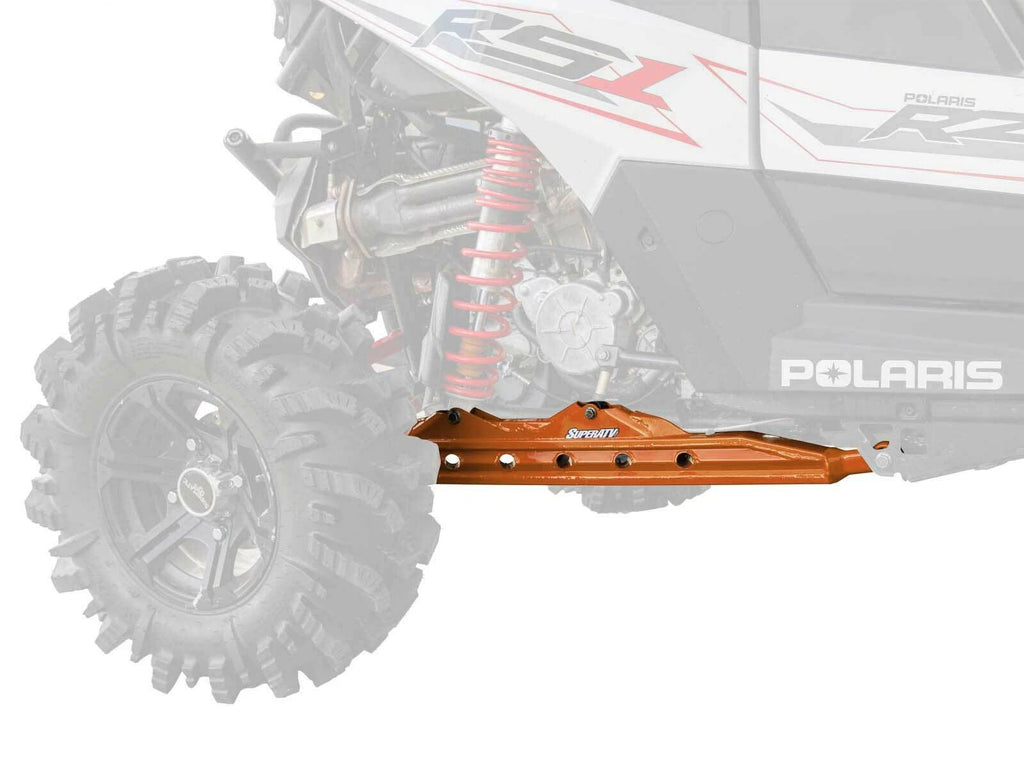 SuperATV Rear Trailing Arms for Polaris RZR RS1 (2018–2021) - Orange