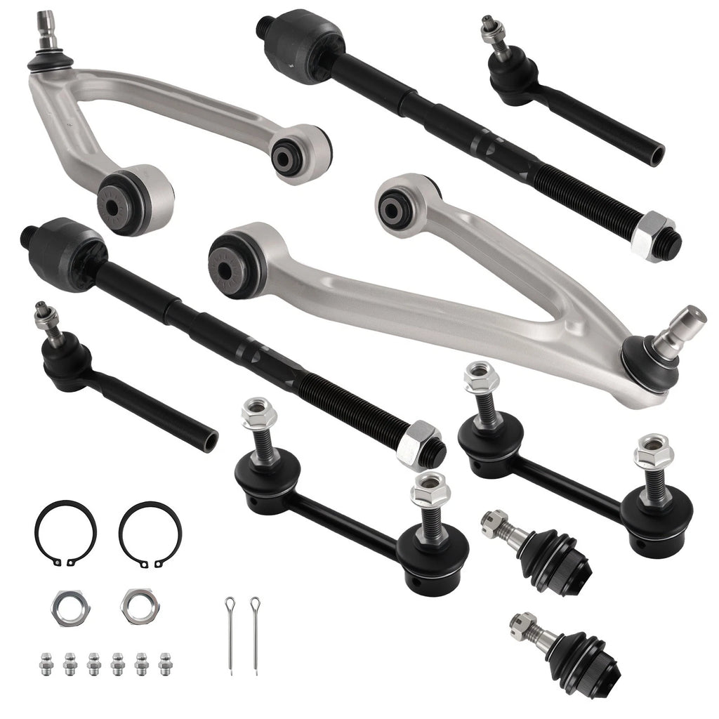 10x Control Arms Ball Joint Tie Rod Sway Bar Link Kit for Hummer H3 H3T (2006–2010)