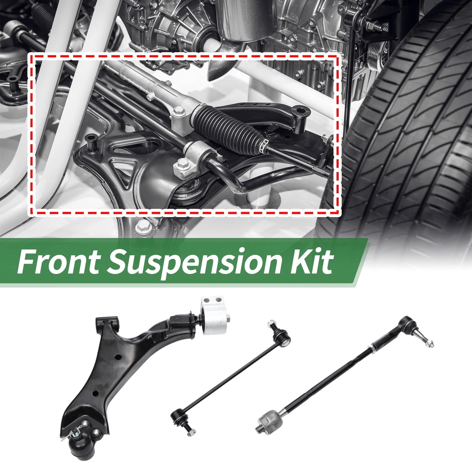 8pcs Front Suspension Control Arm Kit for Chevrolet Equinox (No. 524157/ES800640)