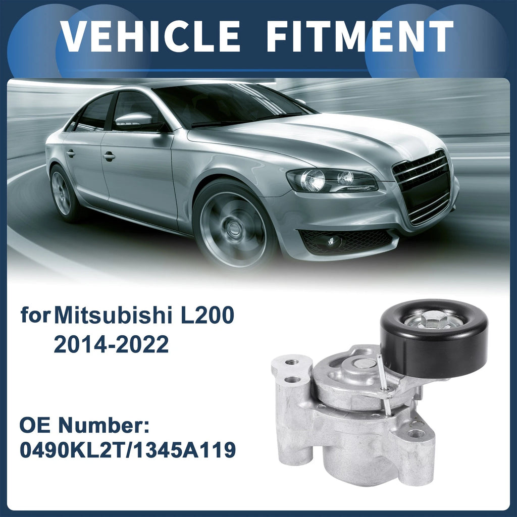 Belt Tensioner for Mitsubishi L200 (2014–2022) No. 0490KL2T/1345A119 Metal