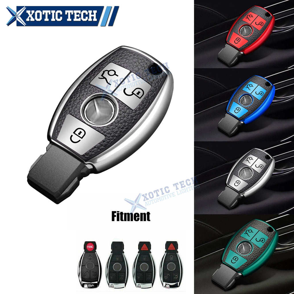 Key Fob Cover Case for Mercedes-Benz 3-Button Remote (2015–2025)