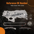 Engine Timing Chain Set with Pump for Toyota Prius 1.5L (2004–2008) 15100-21042