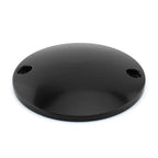 2-Hole Black Domed Points Cover for Harley Softail Bigtwin