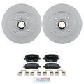 Bosch Rear Disc Brake Rotors & Semi-Met Brake Pads Kit for A3 Quattro GTI Tiguan (2006–2021)
