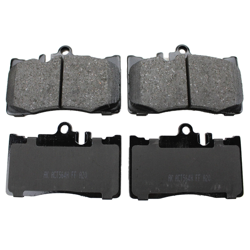 Set of 4 Akebono ProAct Front Ceramic Disc Brake Pads for Lexus LS430 (2001–2006)