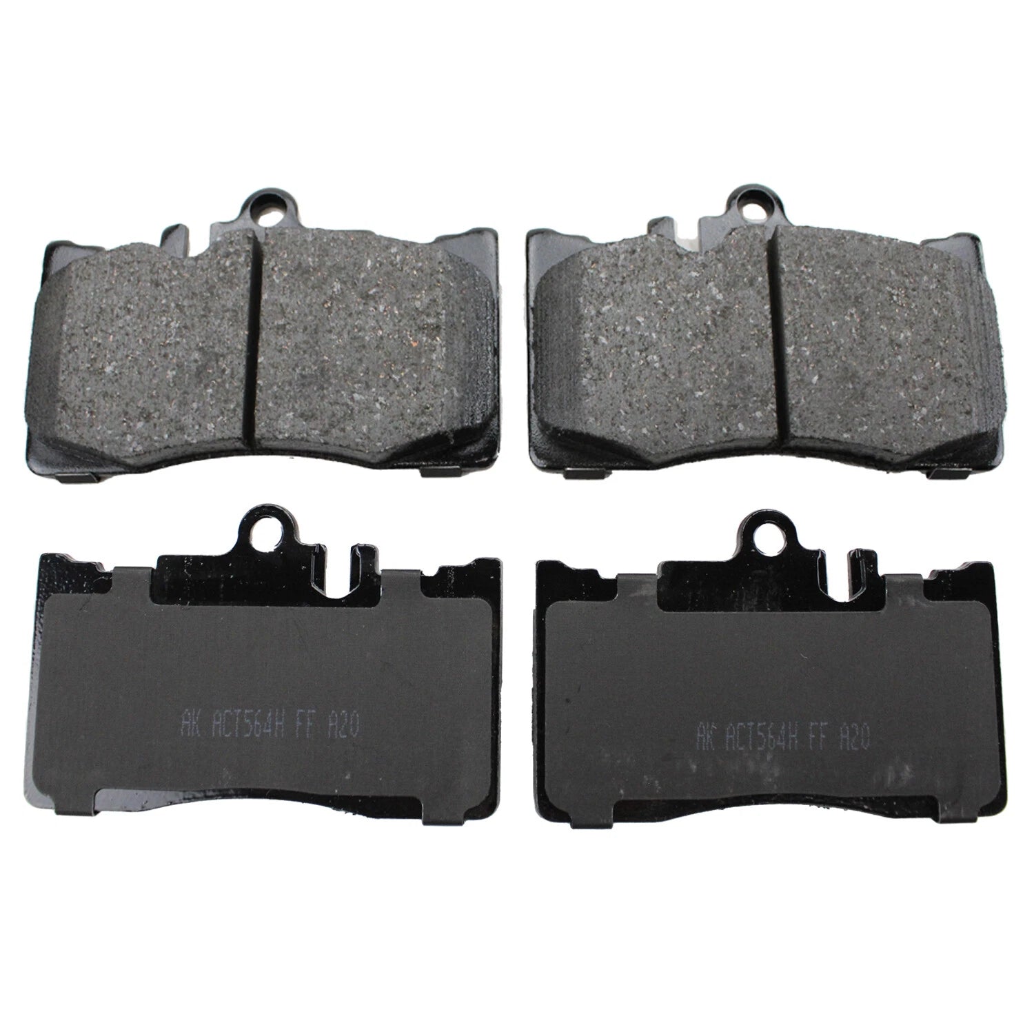 Set of 4 Akebono ProAct Front Ceramic Disc Brake Pads for Lexus LS430 (2001–2006)