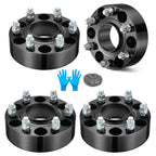 2x 2 Inch Wheel Spacers for Ram 1500 (2019–2022) 6-Lug Hub Centric Black