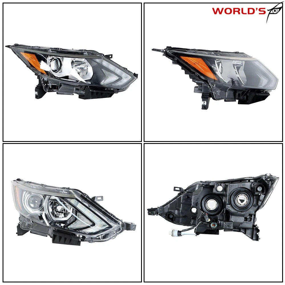 Halogen Headlight Assembly Left Side for Nissan Rogue Sport (2017–2019)