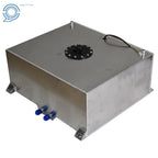 20 Gallon Polished Aluminum Fuel Cell Tank with Level Sender Universal