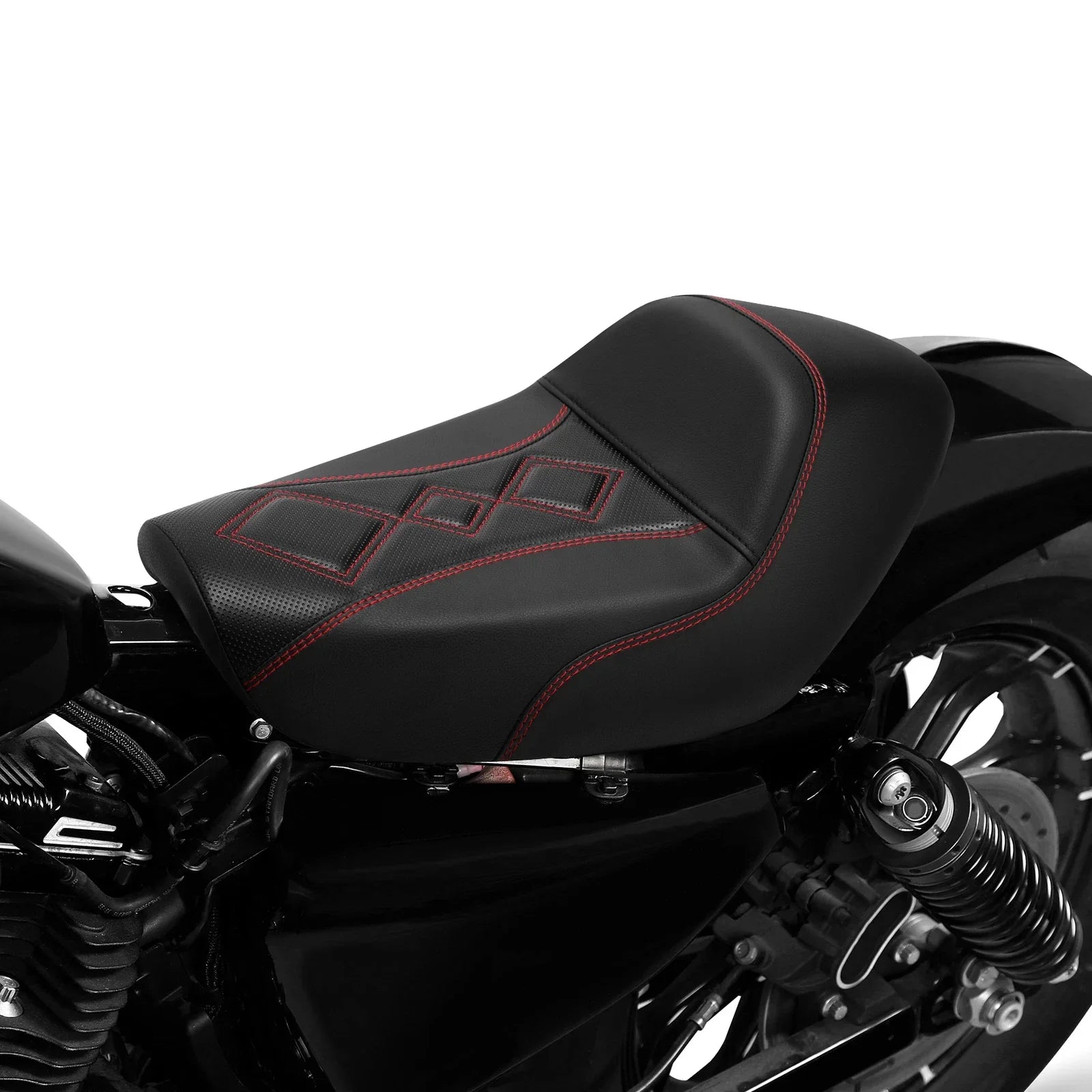 Rider Driver Solo Seat for Harley Sportster 883 1200 48 (2010-2022)