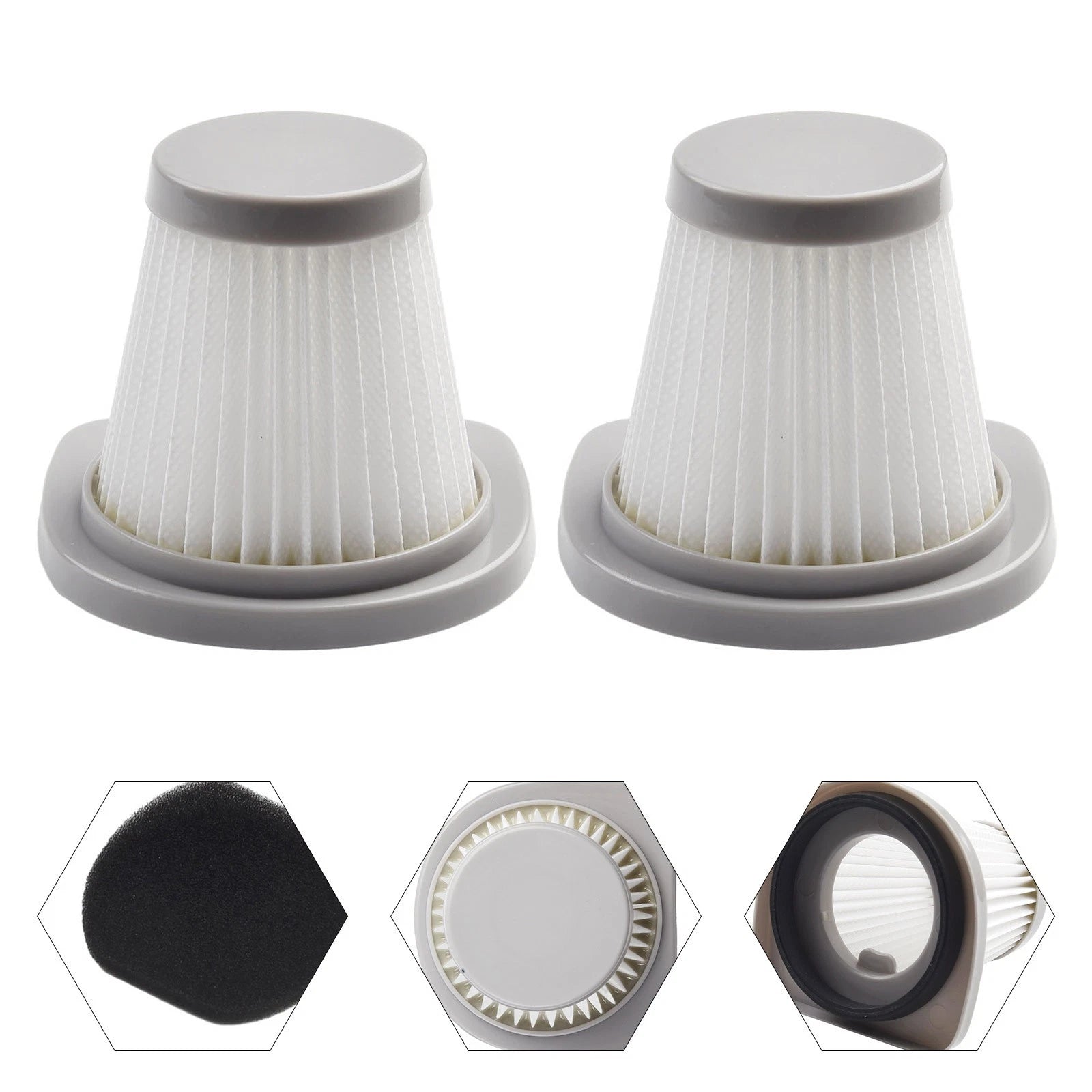 2X Filters for Hoover VSC02B16T-30 Robot Vacuum Cleaner