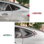 Carbon Style Window Louver Cover for Benz GLC-Class Coupe (2016–2022)