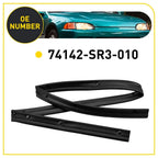 Hood Seal Gasket for Honda Civic (1992–1995) Rubber Replacement