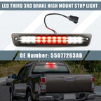 High Mount Stop Light 55077263AB for Dodge  Chrome Smoked Lens