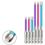 6pc Electric Screwdriver Bits Set for Optimized Torque and Low Slippage