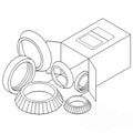 Wheel Bearing Repair Kit for IH Tractors (06) WHE-IH-WRK-06