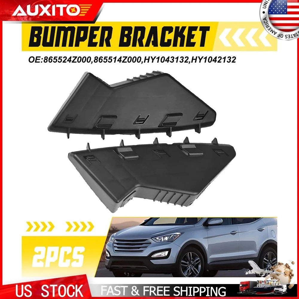 Set of 2 Front Bumper Upper Brackets for Hyundai Santa Fe Sport 2.0T (2013–2018)