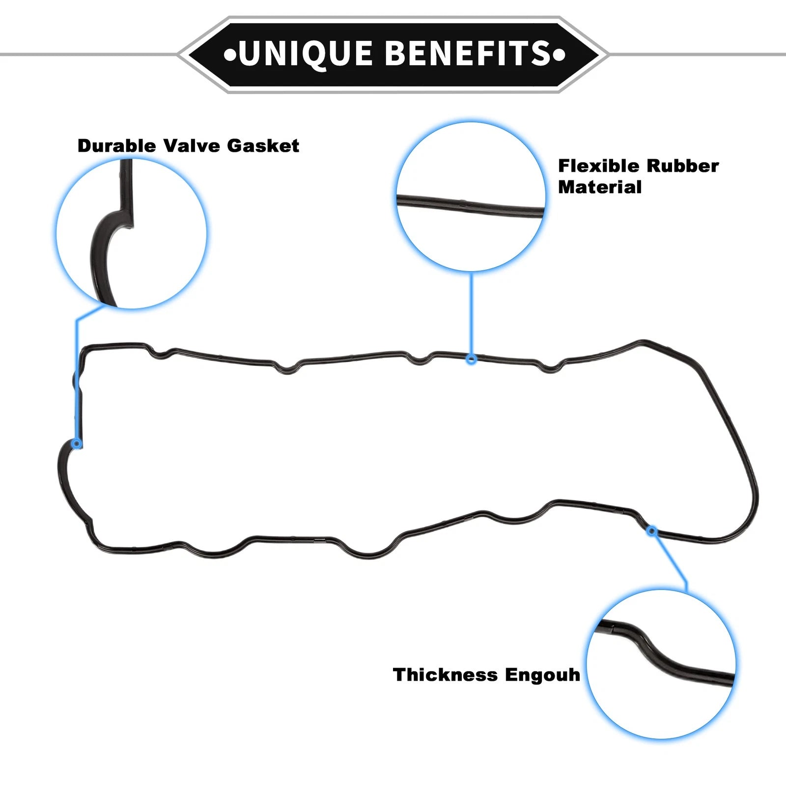 Valve Cover Gasket No. 1121330020 for Toyota Landcruiser KDJ90 (1998–2007)