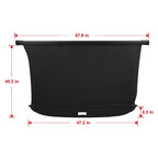 Retractable Cargo Cover for Kia EV9 (2024–2025) - Black Privacy Shade
