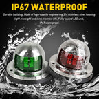 2X LED Bow Navigation Lights for Boat Marine Pontoon Yacht (12V)