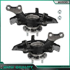 Pair Front Steering Knuckle & Wheel Bearing Hub for Toyota Camry (2007–2011)
