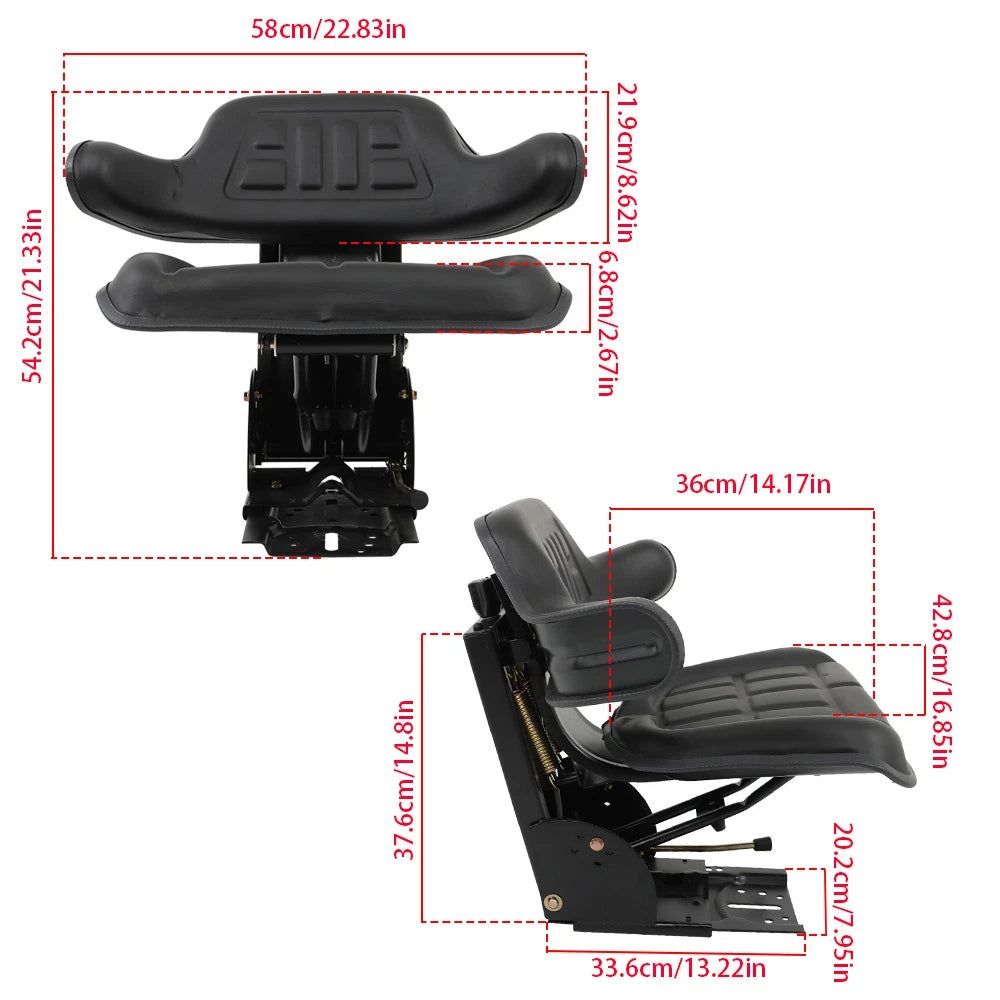 Tractor Suspension Seat for Massey Ferguson 180-250 (Various Years)