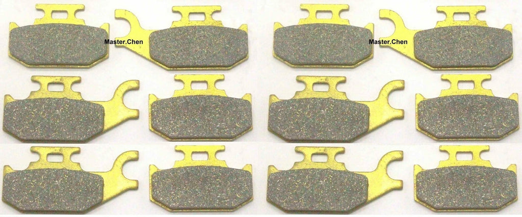 12 Brake Pads for Can Am Outlander ATV 400 500 650 800 (2007–2011)