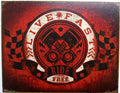 Live Fast Ride Free Tin Metal Sign for Hot Rod Truck (2052)