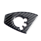 Carbon Fiber Interior Door Lock Button Cover Trim for Audi TT TTRS (2008–2014)