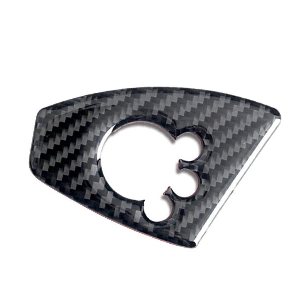 Carbon Fiber Interior Door Lock Button Cover Trim for Audi TT TTRS (2008–2014)