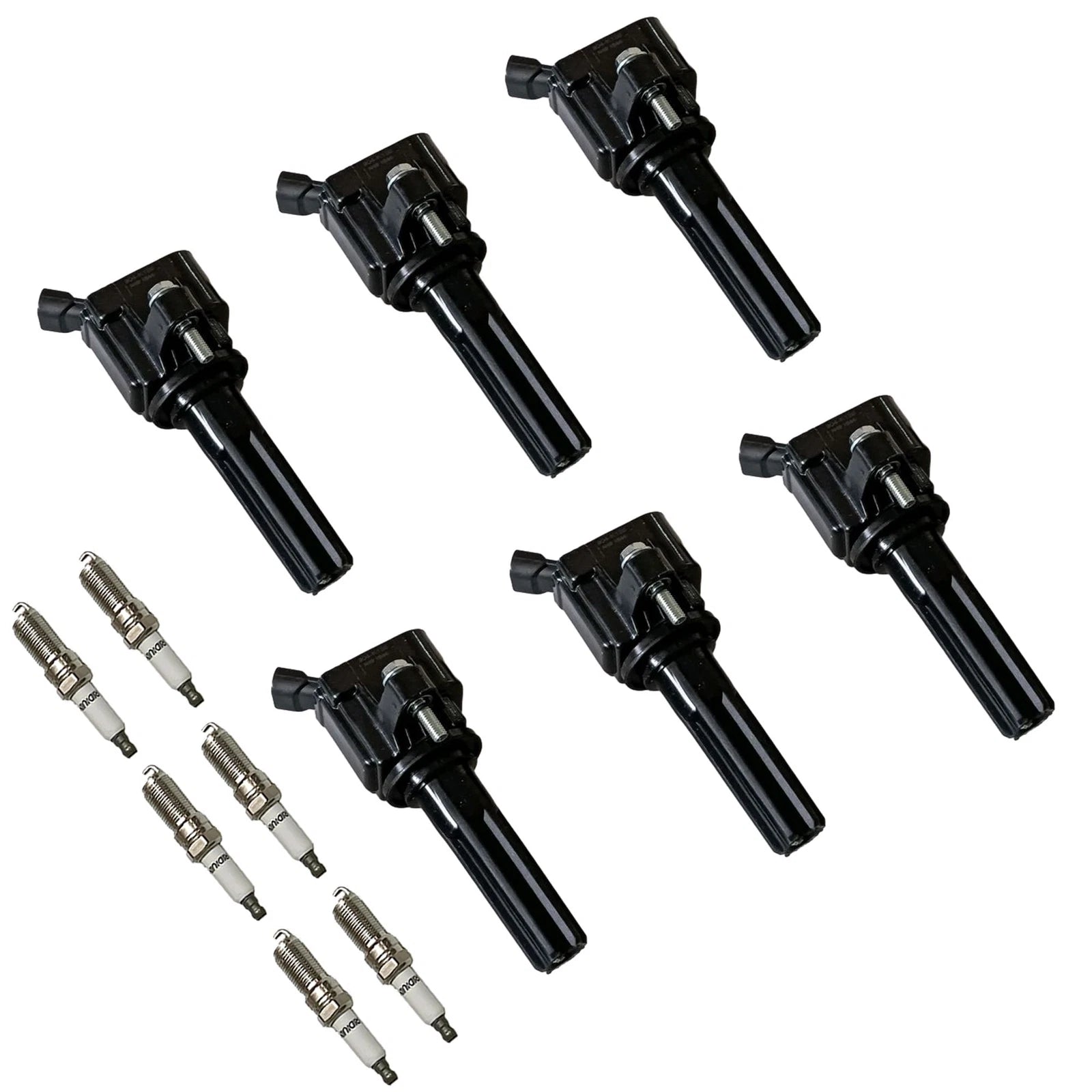 6X Ignition Coil & Spark Plug for Trailblazer (2006–2009)