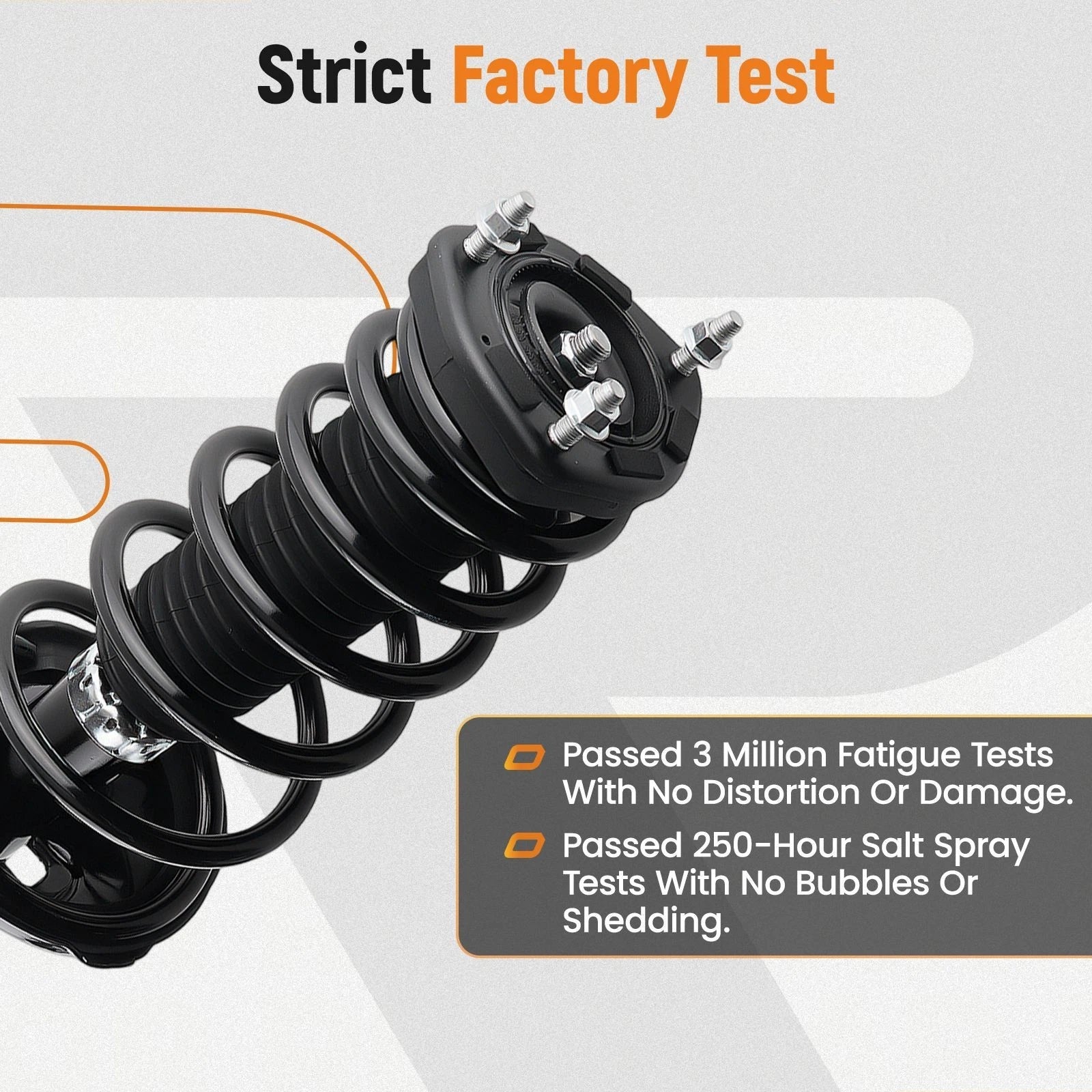 Rear Struts w/ Coil Spring & Sway Bars End Link for Toyota Venza (2009–2012)