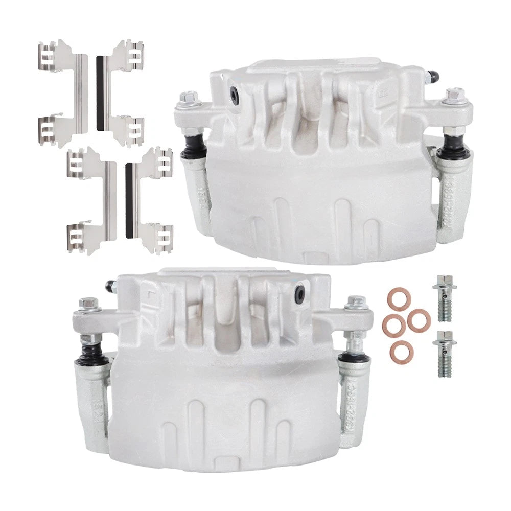 2X Front Disc Brake Calipers with Bracket for Cadillac CTS STS (2004-2008)