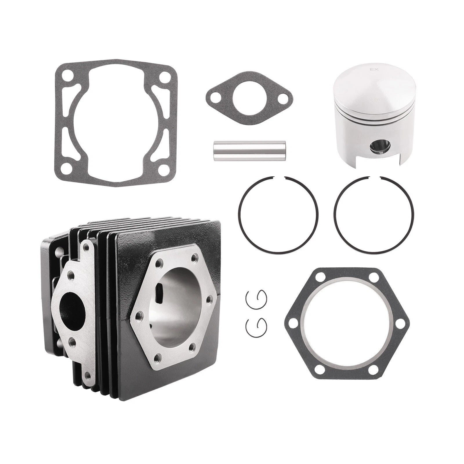 Top End Rebuild Kit for EZGO 2 Cycle Gas Golf Cart (1976–1988)