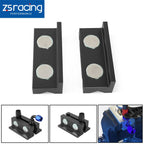 1 Pair Aluminum Vise Jaws for AN Fitting Adapter (Fits 101mm, 4")