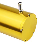 Coolant Recovery Overflow Tank for - 8.5"x3" Anodized Aluminum, Gold