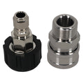 Pressure Washer Coupler Fitting for M22-14 to 3/8" Quick Connect (Stainless)