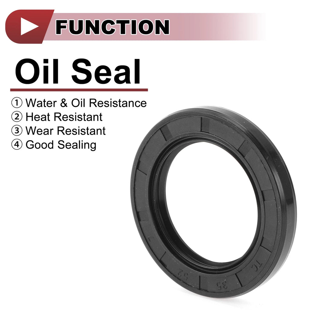 Set of 5 Rotary Shaft Oil Seals 35x52x7mm Nitrile Rubber 672668828724