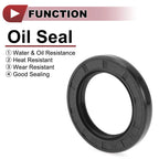 Set of 5 Rotary Shaft Oil Seals 35x52x7mm Nitrile Rubber 672668828724