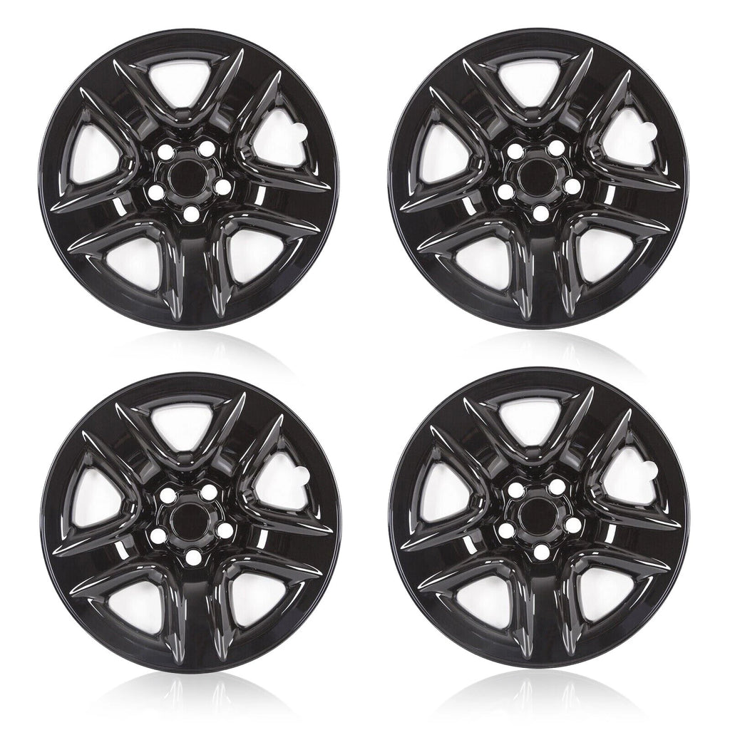 Set of 4 17" Black Wheel Skins for Toyota RAV4 (2006–2012)