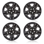 Set of 4 17" Black Wheel Skins for Toyota RAV4 (2006–2012)