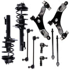 Set of 10 Front Struts Control Arms Sway Bars Tie Rods for Ford Focus (2008)
