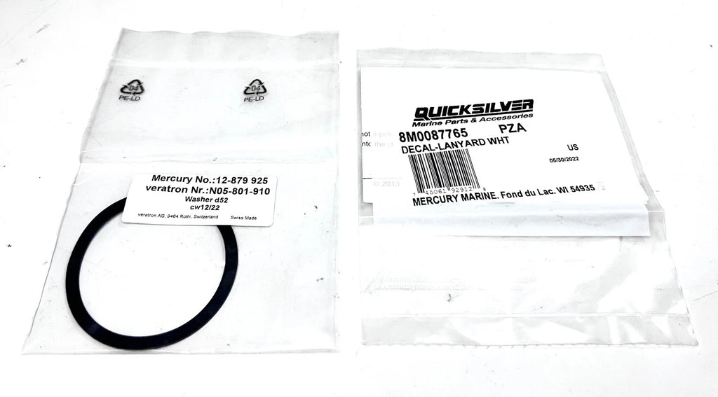 Triple Lanyard Kit for Mercury Quicksilver (8M0139419)