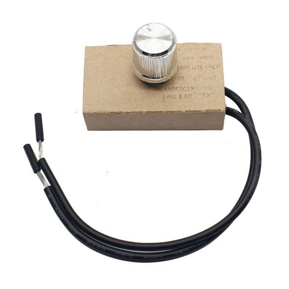 Rotary Dimmer Switch for LED and Incandescent Desk Lamps