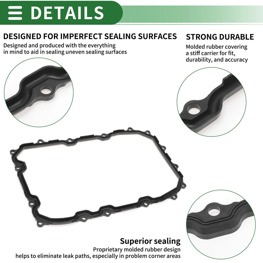 Set of 1 Oil Pan Gasket for Audi Q7 (2007–2010) No.09D321371