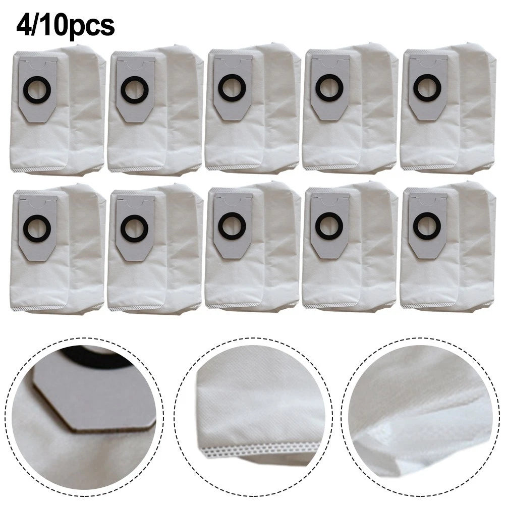 Set of 4 Reusable Dust Bags for Vacuum Cleaner (Compatible with )
