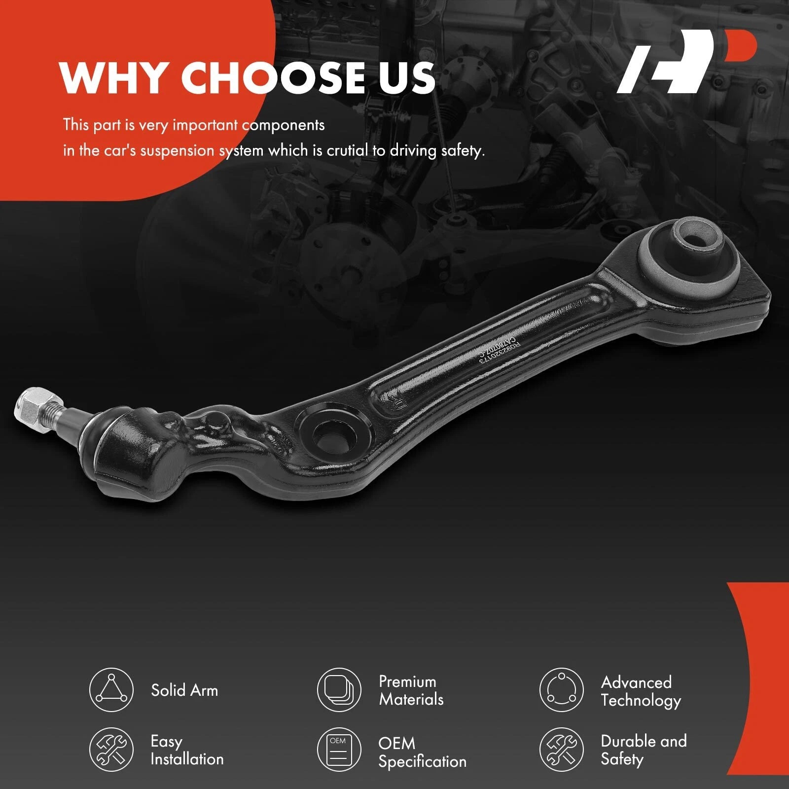 Front Lower Control Arm with Ball Joint for Mercedes-Benz S350