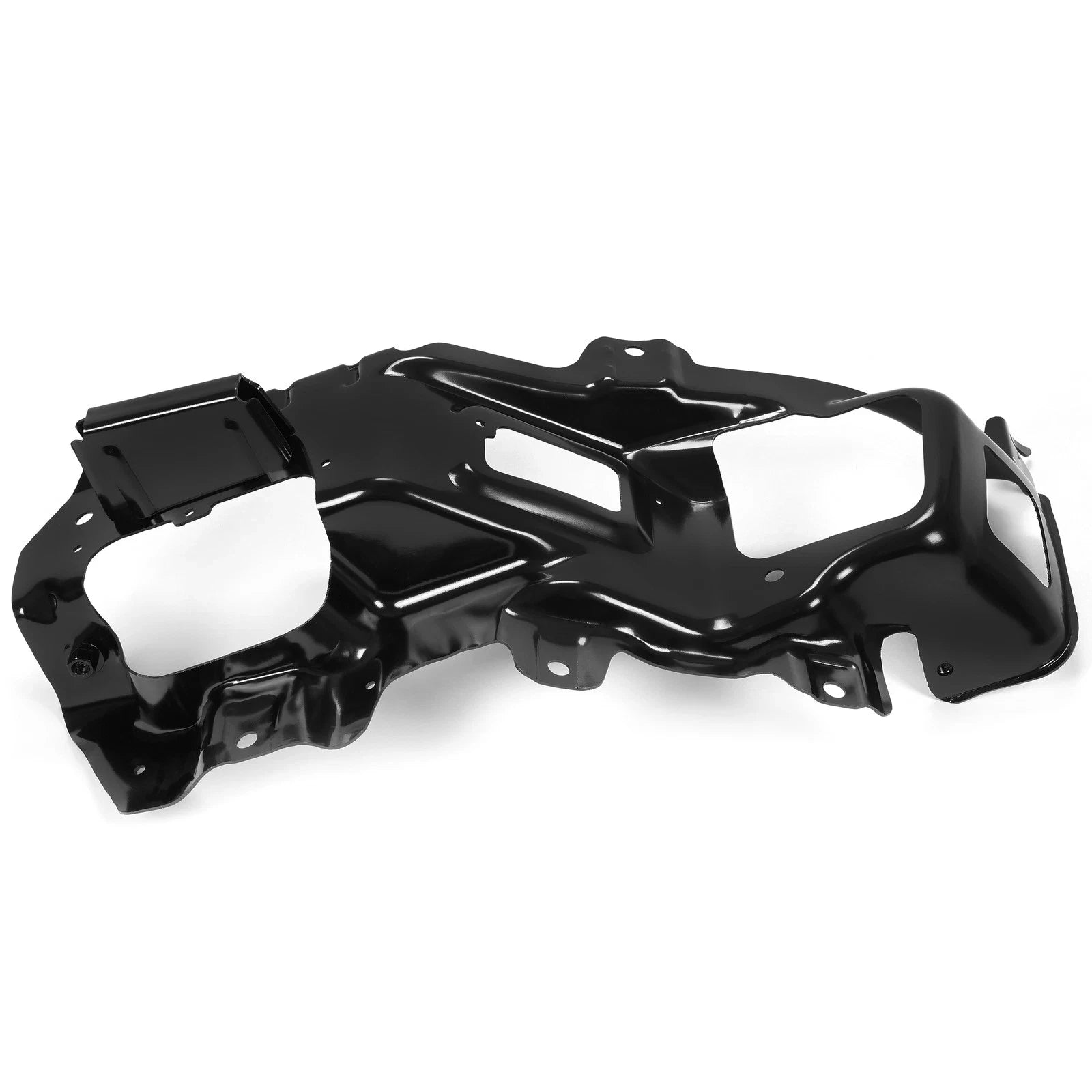 Front Bumper Bracket Set for GMC Sierra 1500 (2014–2015) Left+Right Black Steel