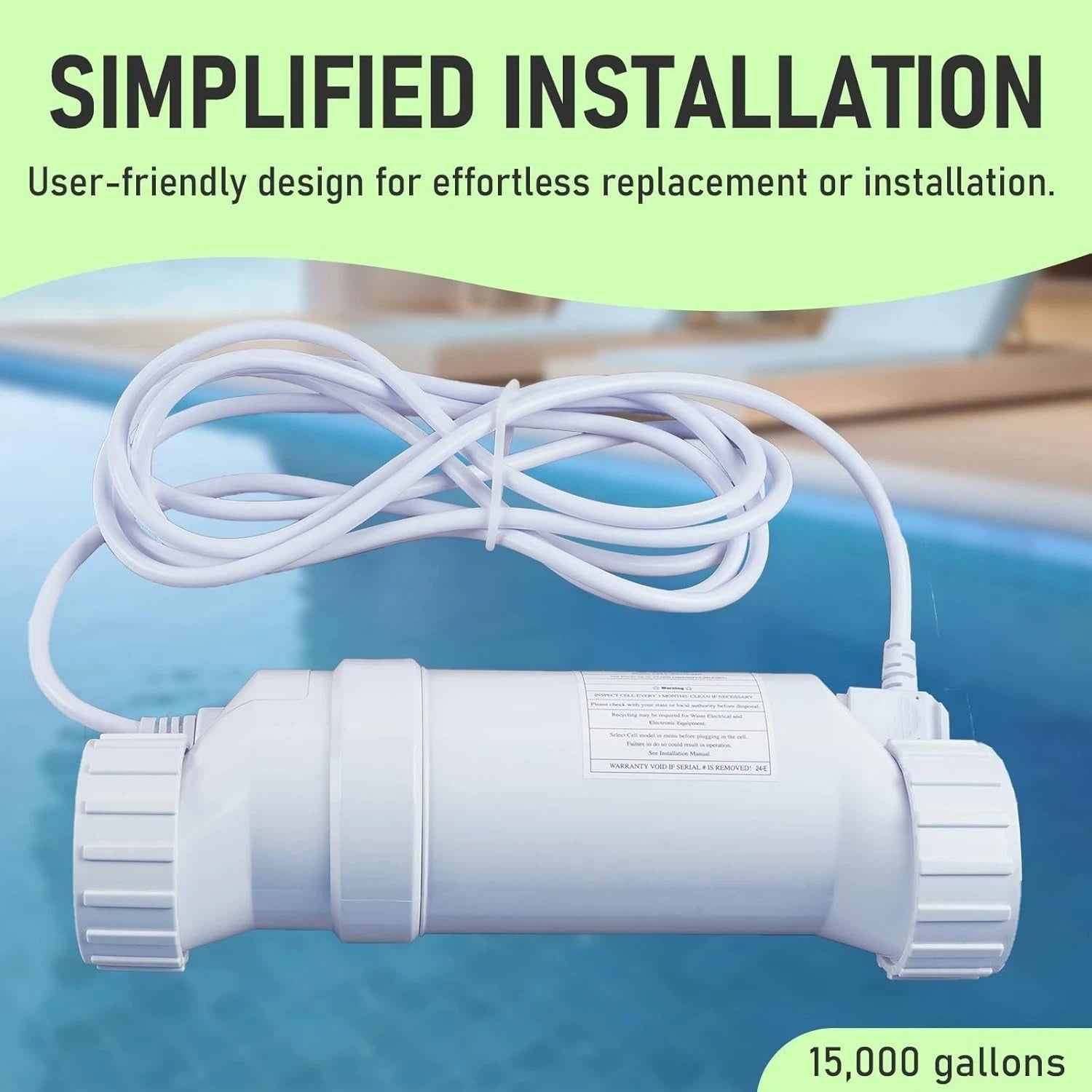 Salt Generator with 15' Cord for Aqua Rite (2009–Present)